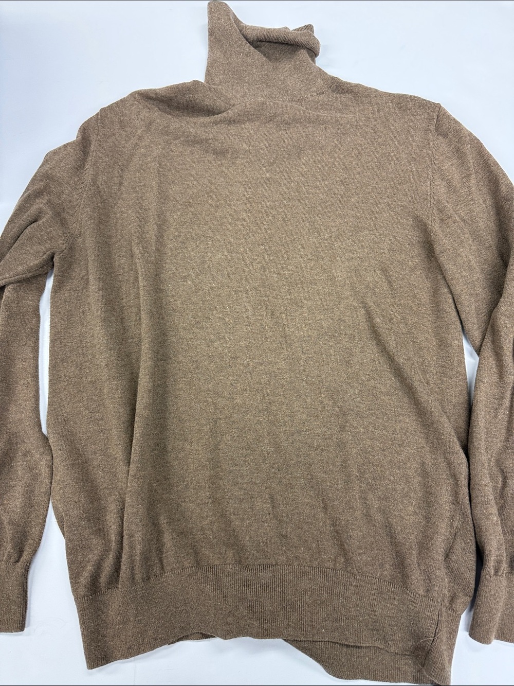 H&M Men's Camel Brown Turtleneck Sweater